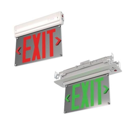 Lithonia Lighting BE W R SM M6 Edge-Lit Exit Sign
